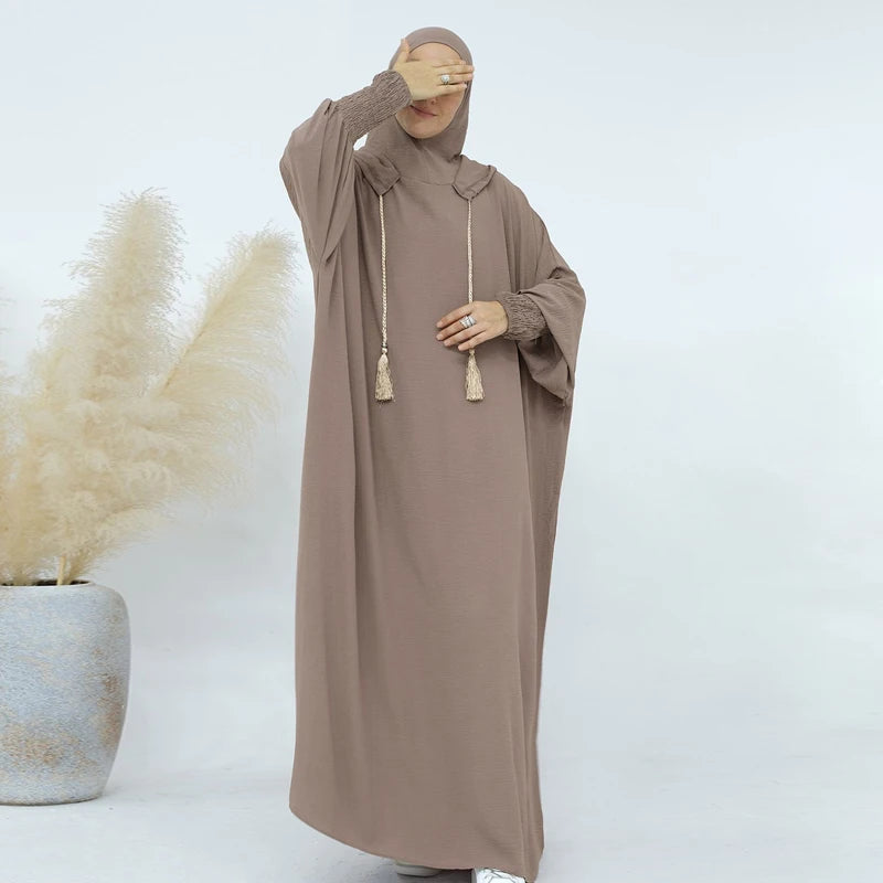 Robe arabe pour femmes musulmanes - Vêtements de prière Ramadan