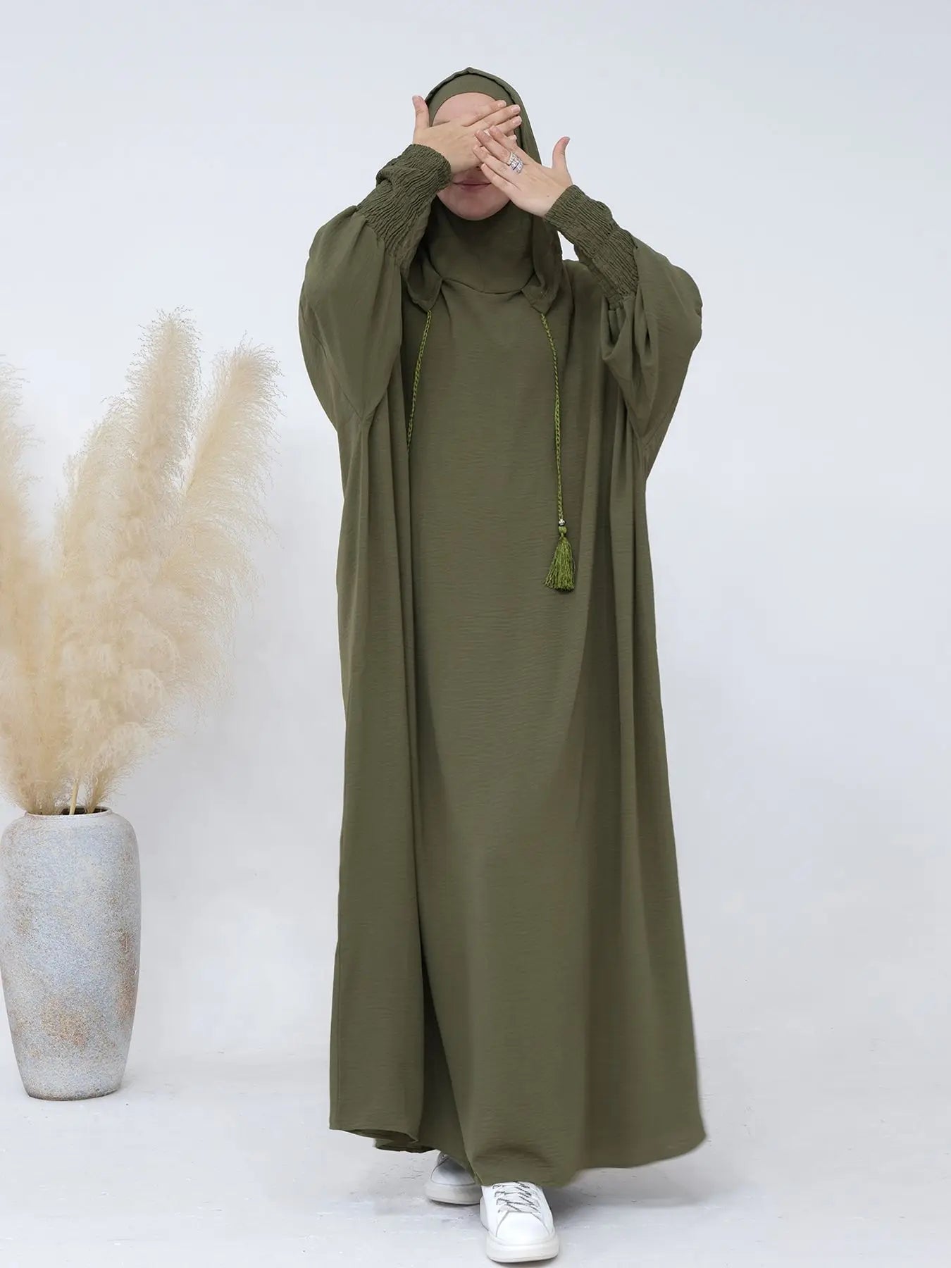 Robe arabe pour femmes musulmanes - Vêtements de prière Ramadan