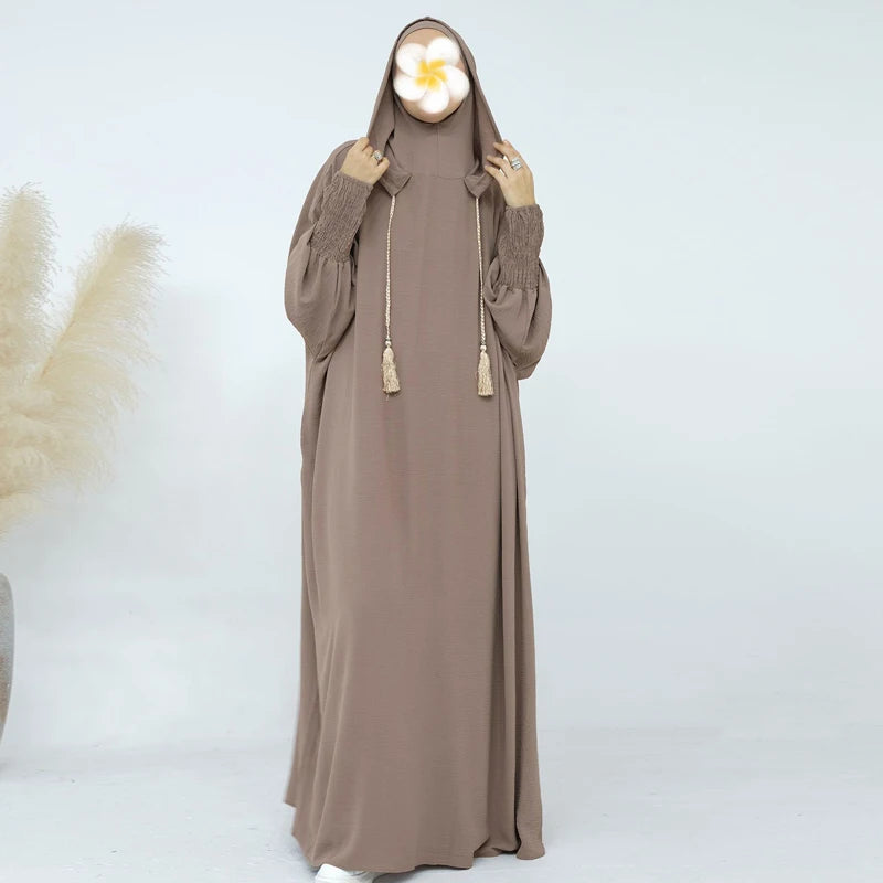 Robe arabe pour femmes musulmanes - Vêtements de prière Ramadan