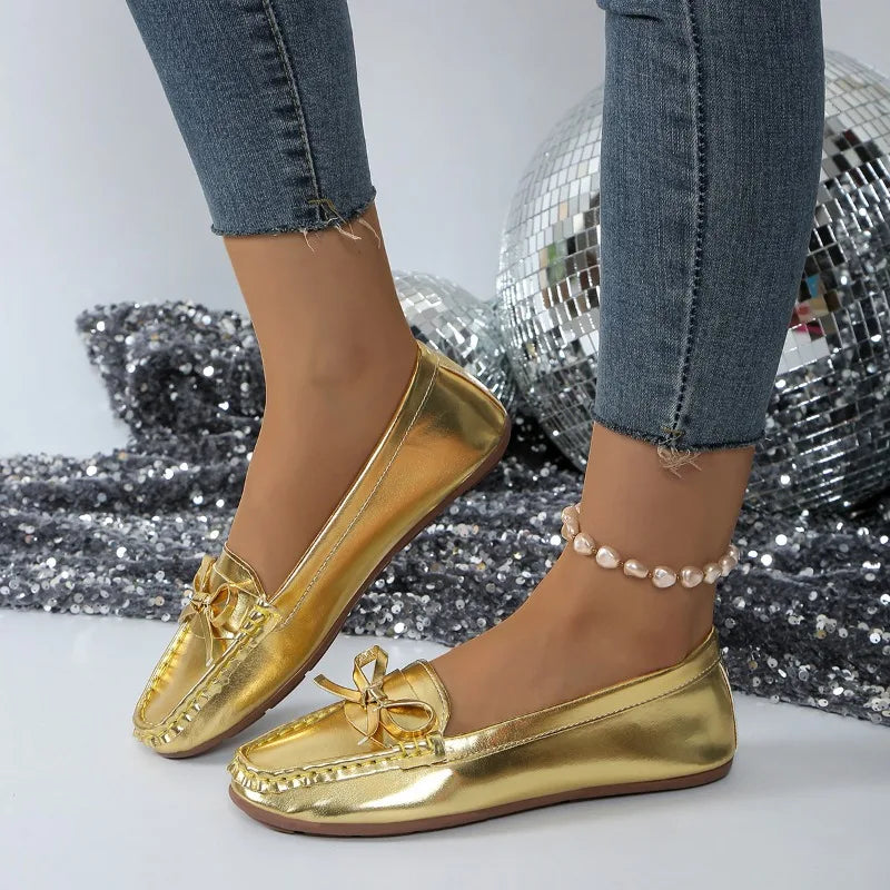 Baskets Confortables pour Femmes, Chaussures Plates de Ballet, Mocassins de brev, de ixClassique, Rondes, d'Extérieur - Collection 2024