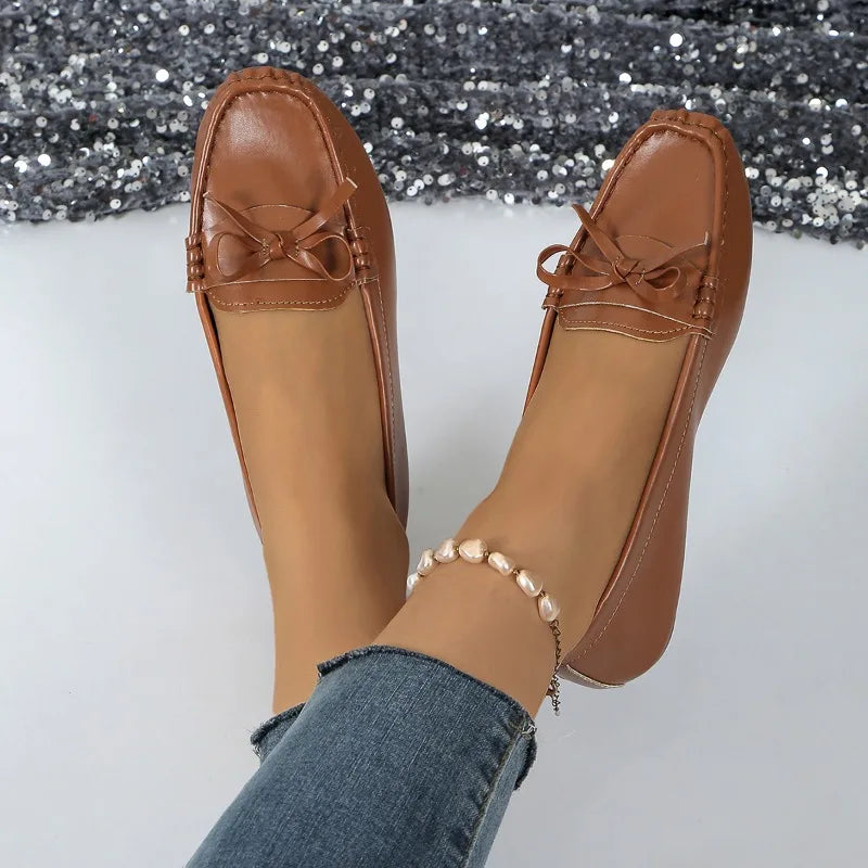 Baskets Confortables pour Femmes, Chaussures Plates de Ballet, Mocassins de brev, de ixClassique, Rondes, d'Extérieur - Collection 2024