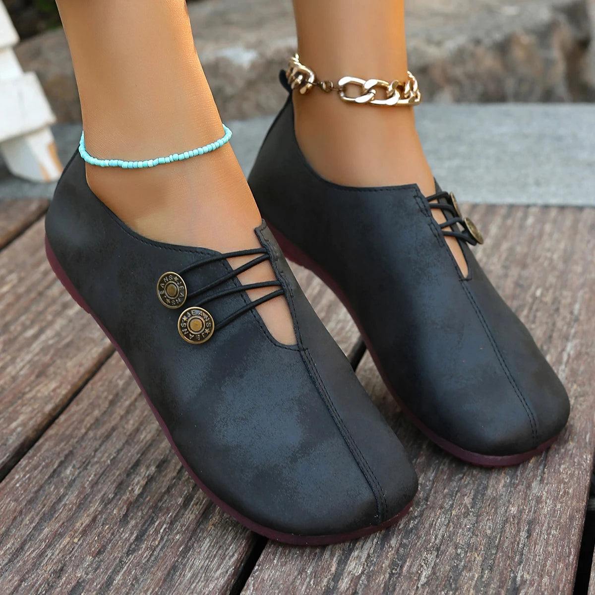 Baskets de printemps et d'automne pour femmes, chaussures plates confortables