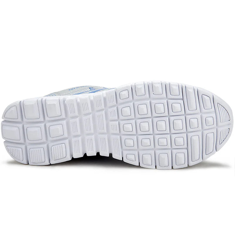 Baskets de sport pour femmes en maille respirante - Chaussures de tennis à lacets