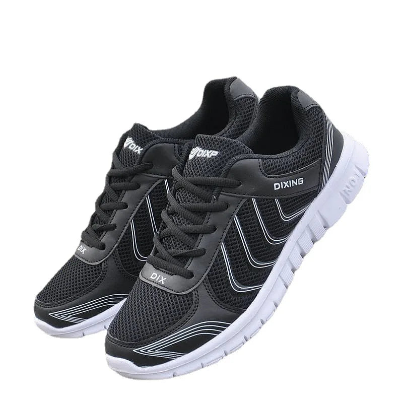 Baskets de sport pour femmes en maille respirante - Chaussures de tennis à lacets