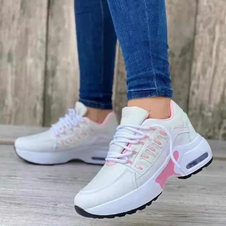 Baskets de tennis à plateforme pour femmes, confort maximal