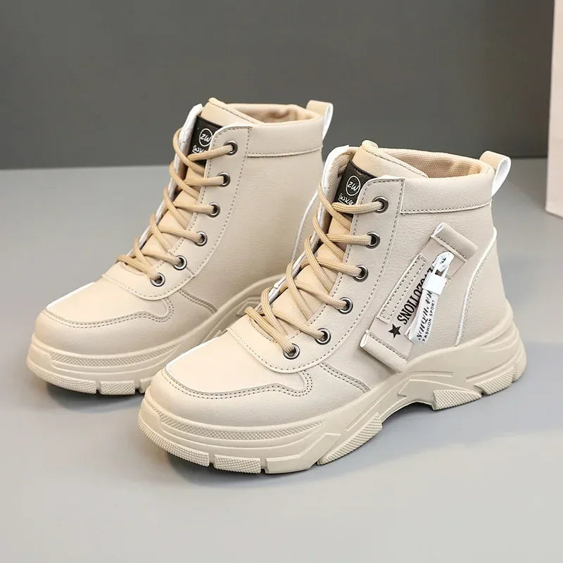 Bottes de neige d'hiver pour femmes, chaussures chaudes et confortables - Grande taille 45