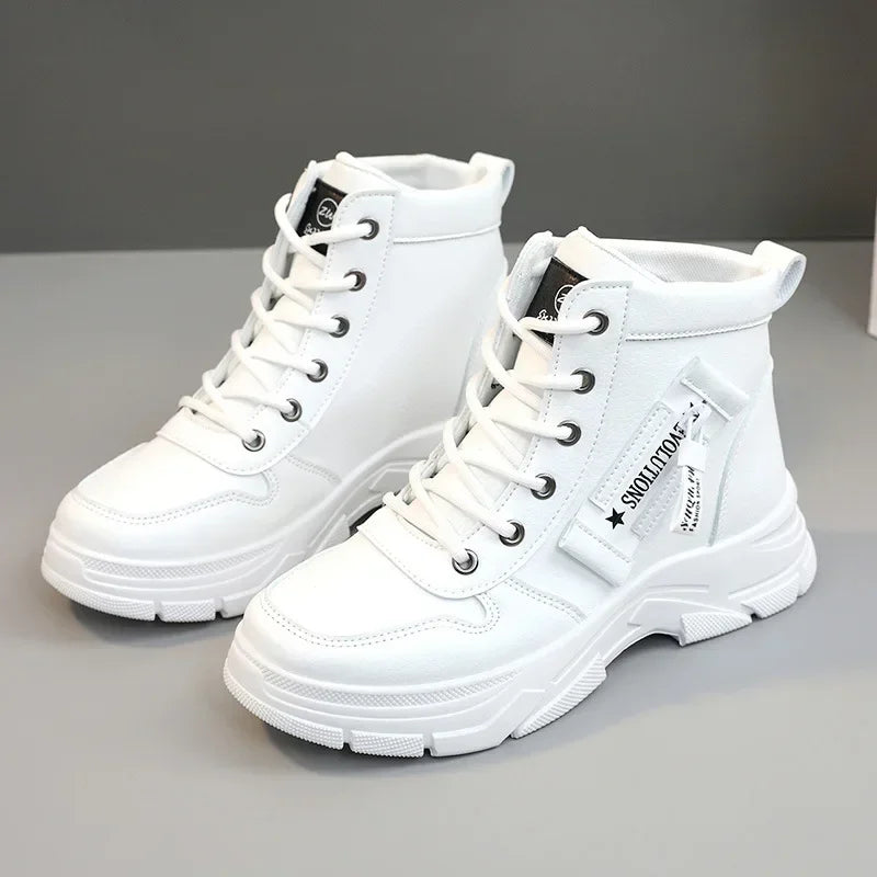 Bottes de neige d'hiver pour femmes, chaussures chaudes et confortables - Grande taille 45