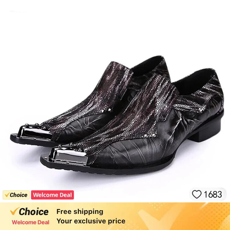 Chaussures mocassins hommes - Style britannique luxe