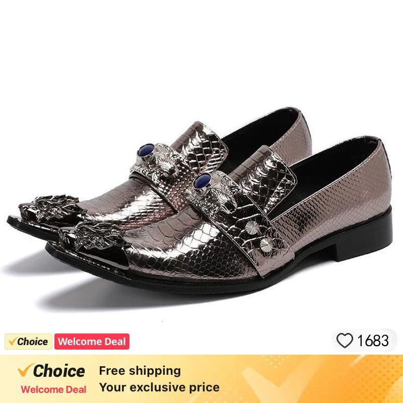 Chaussures mocassins hommes - Style britannique luxe
