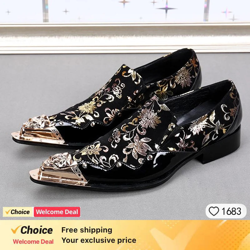 Chaussures mocassins hommes - Style britannique luxe
