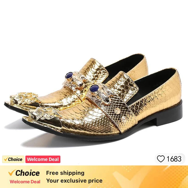 Chaussures mocassins hommes - Style britannique luxe