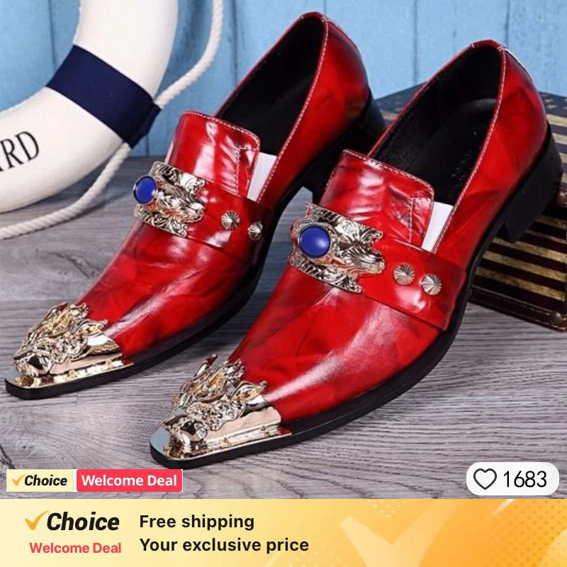 Chaussures mocassins hommes - Style britannique luxe