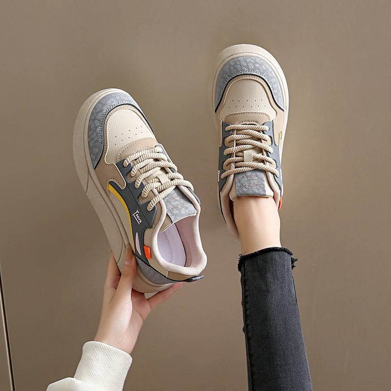 Chaussures de Skate Plateforme Femme Décontractées