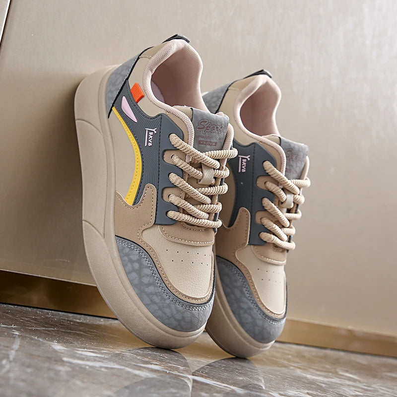 Chaussures de Skate Plateforme Femme Décontractées