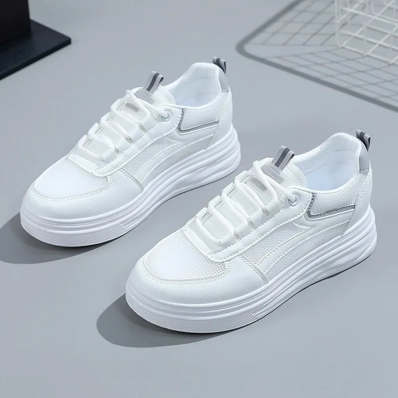 Chaussures de tennis en maille respirante pour femmes, baskets d'extérieur décontractées