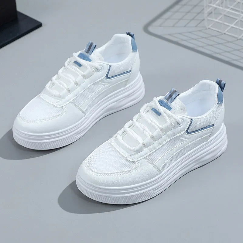 Chaussures de tennis en maille respirante pour femmes, baskets d'extérieur décontractées