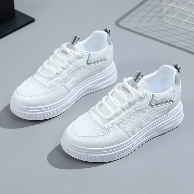 Chaussures de tennis en maille respirante pour femmes, baskets d'extérieur décontractées