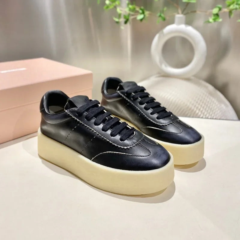 Chaussures en cuir pour femmes - Confortables et stylées