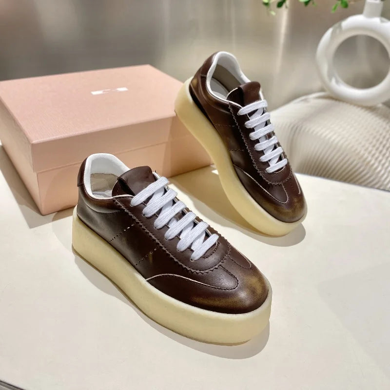 Chaussures en cuir pour femmes - Confortables et stylées