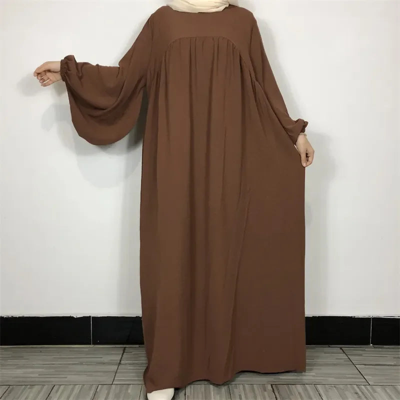 Robe Abaya Femme à Manches Longues