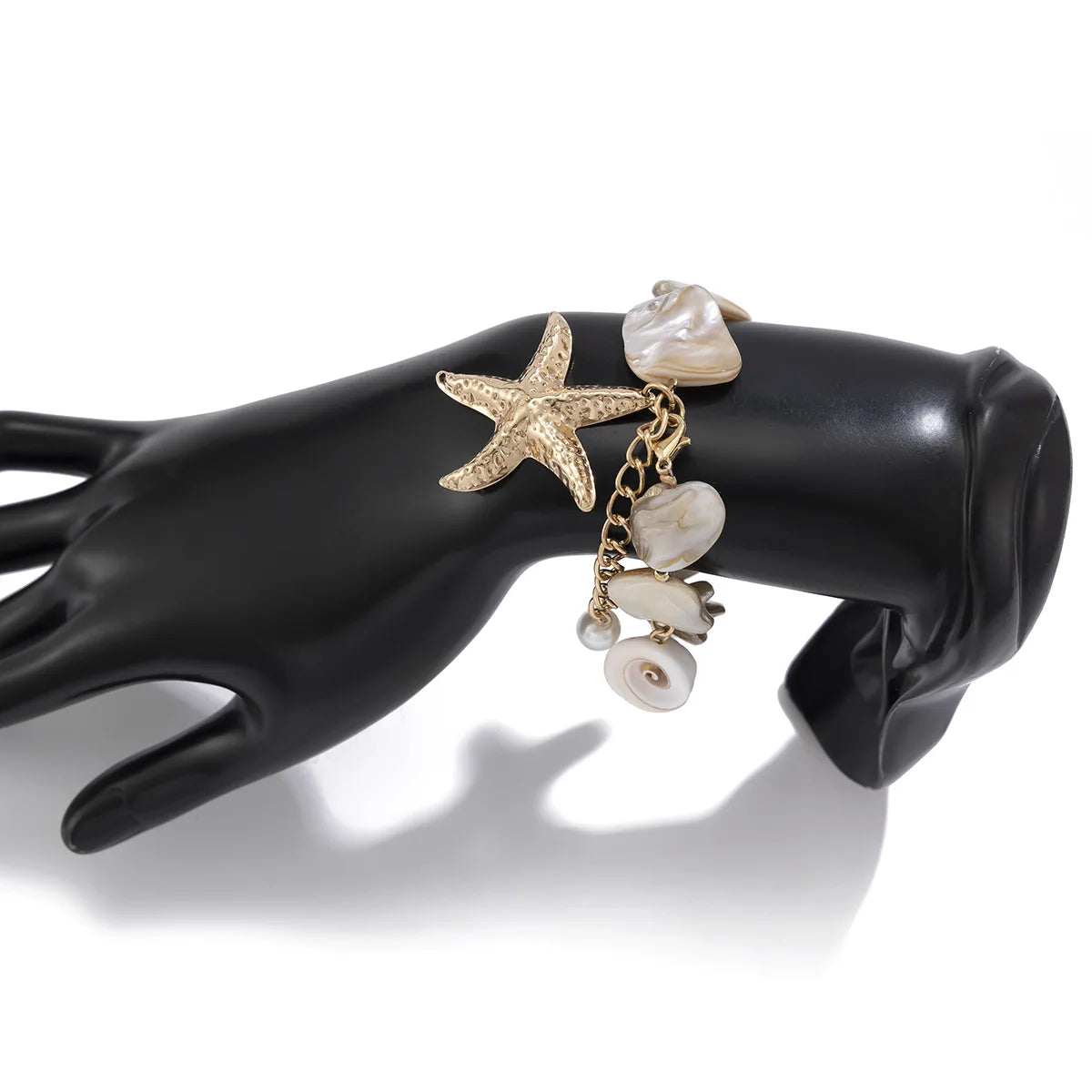 Bracelet ras du cou coquillage mariage plage blanc eminent B073