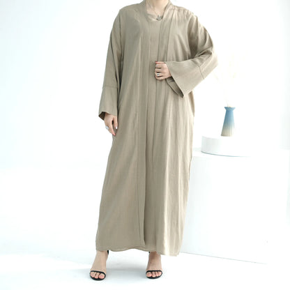 Ensemble 2 pièces en lin pour femmes musulmanes: collection 2024