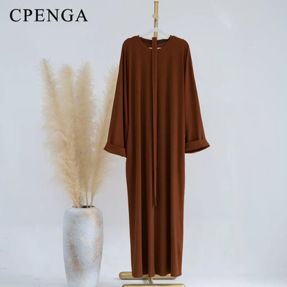 Robe longue automne hiver 2023 - Collection abaya femme