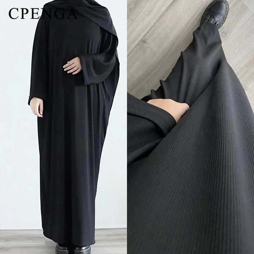 Robe longue automne hiver 2023 - Collection abaya femme