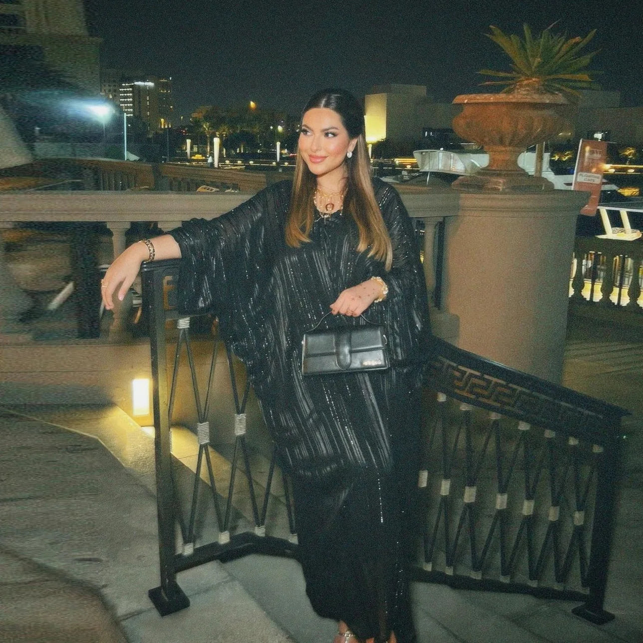 Robe Brillante pour Femmes Musulmanes, Kaftan Dubaï Luxe