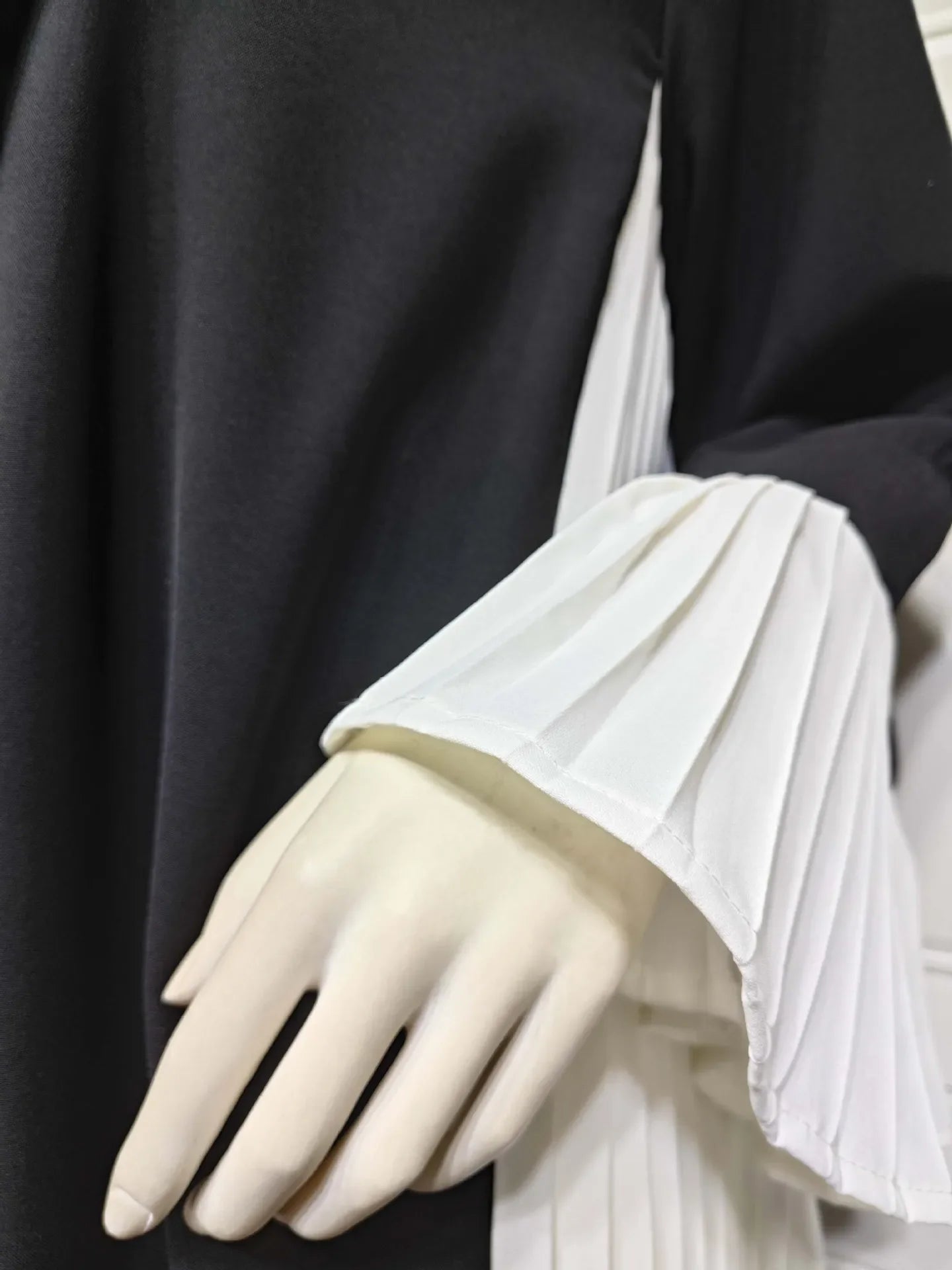 Robe de fête musulmane 2024 : Abaya plissée Eid Dubai Shopify
