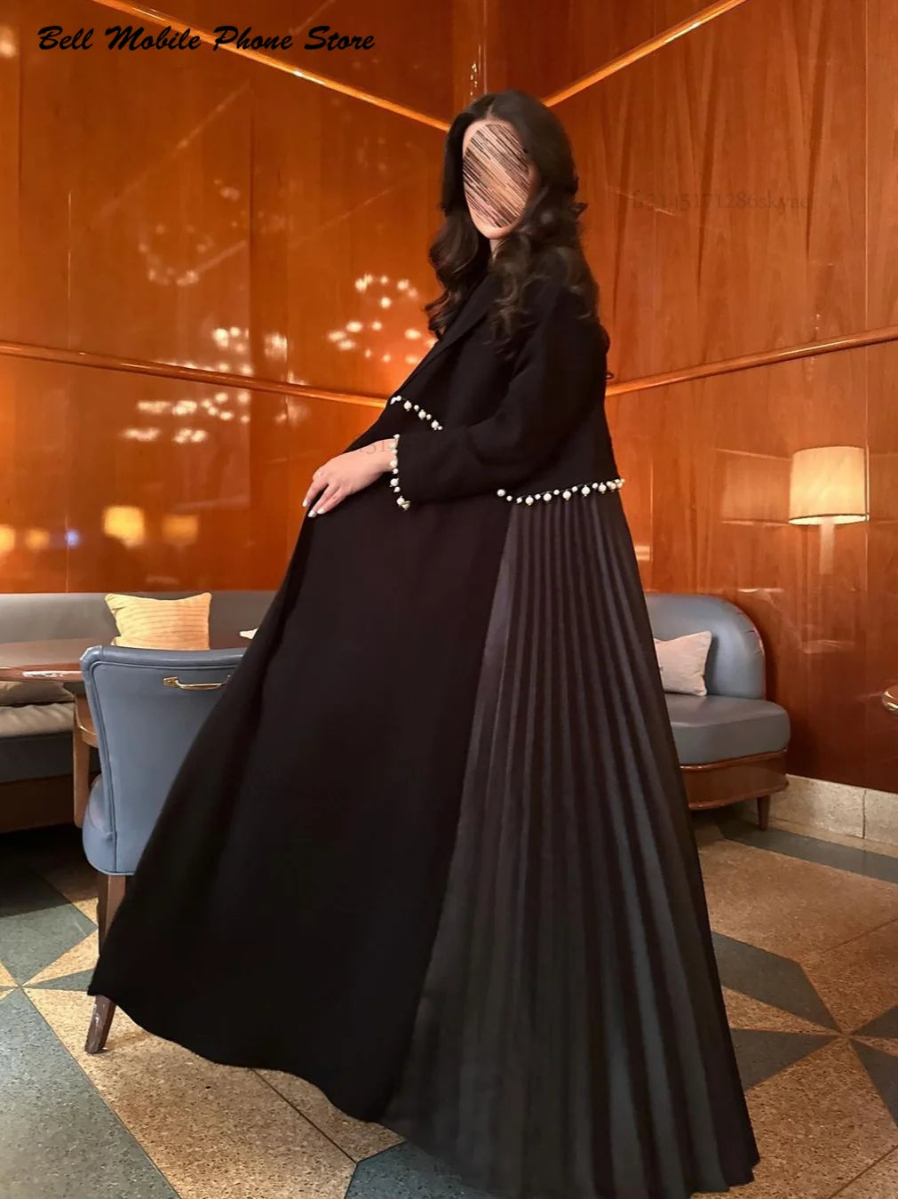 Abayas avec perles et robes longues pour femmes