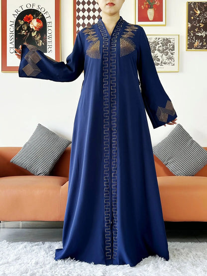 Abaya mousseline de soie : cardigan élégant, style islamique
