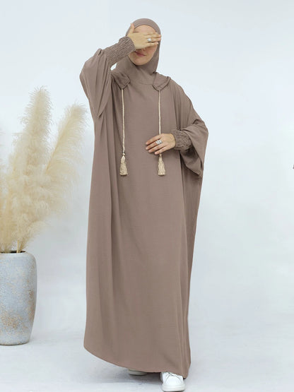 Robe arabe pour femmes musulmanes - Vêtements de prière Ramadan
