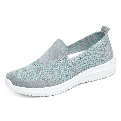 Chaussures tissées confortables pour femme, automne