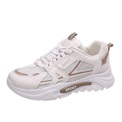 Baskets légères à lacets pour femmes, chaussures de course respirantes