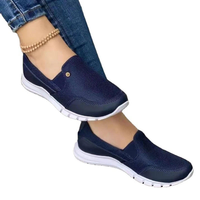 Chaussures de tennis décontractées femmes, légères et respirantes, grande taille
