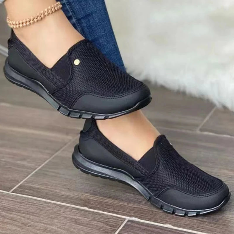 Chaussures de tennis décontractées femmes, légères et respirantes, grande taille