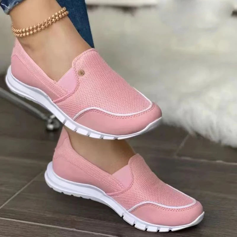 Chaussures de tennis décontractées femmes, légères et respirantes, grande taille