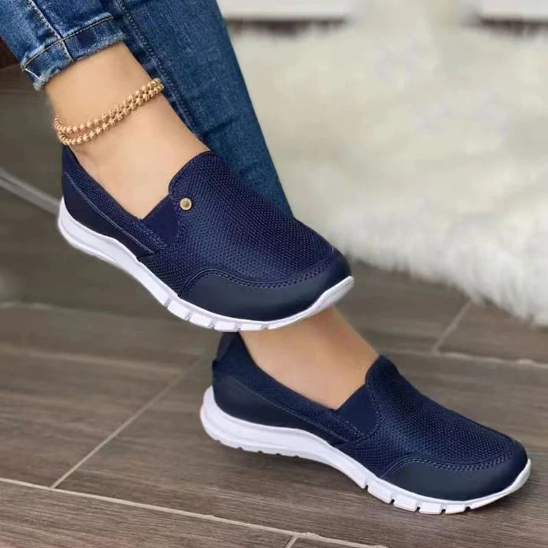 Chaussures de tennis décontractées femmes, légères et respirantes, grande taille
