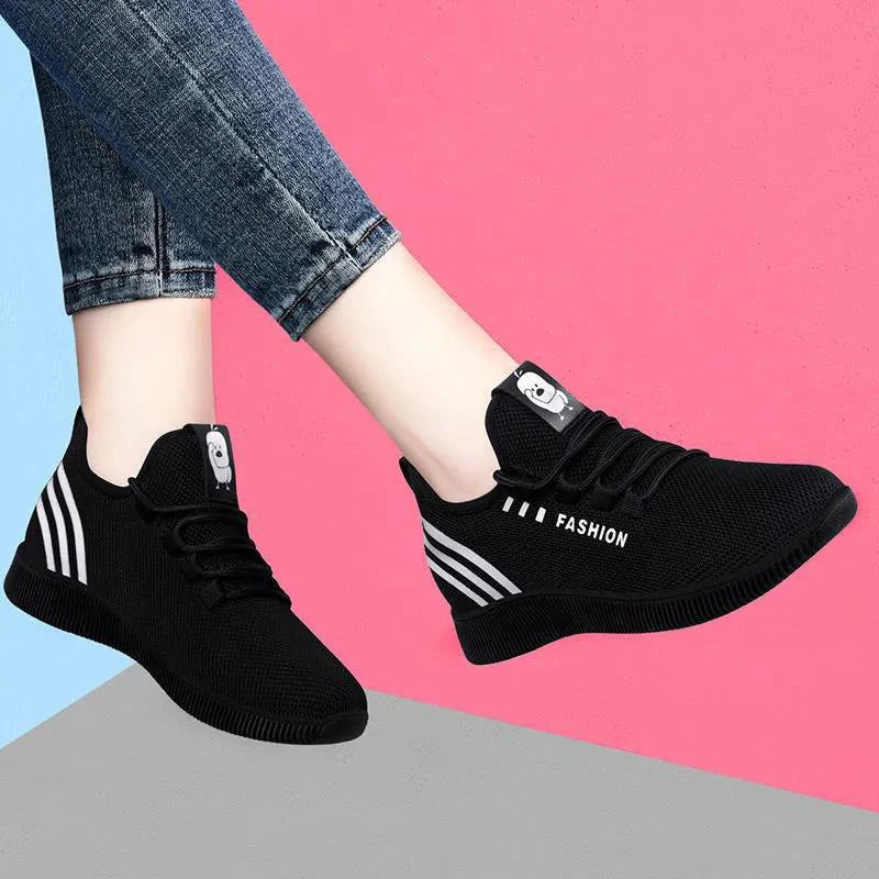 Baskets à plateforme pour femmes, chaussures de sport décontractées et tendance