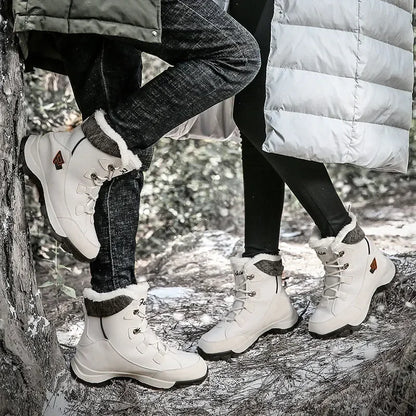 Bottes de neige décontractées unisexe pour l'hiver