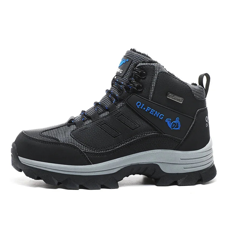 Bottes de neige en cuir pour hommes: chaudes et imperméables