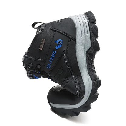 Bottes de neige en cuir pour hommes: chaudes et imperméables