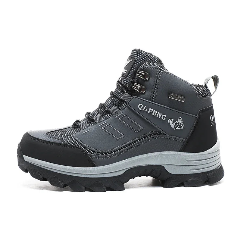 Bottes de neige en cuir pour hommes: chaudes et imperméables