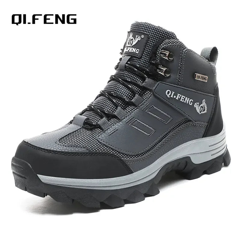 Bottes de neige en cuir pour hommes: chaudes et imperméables