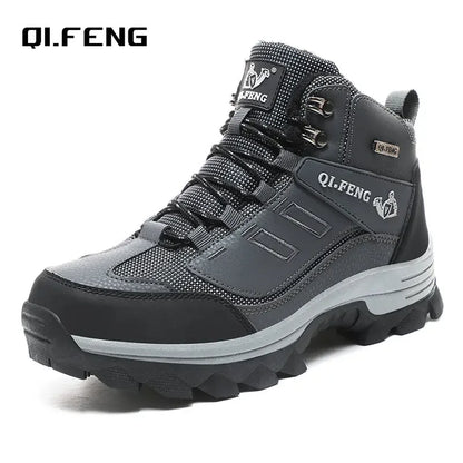 Bottes de neige en cuir pour hommes: chaudes et imperméables