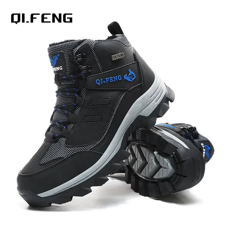 Bottes de neige en cuir pour hommes: chaudes et imperméables