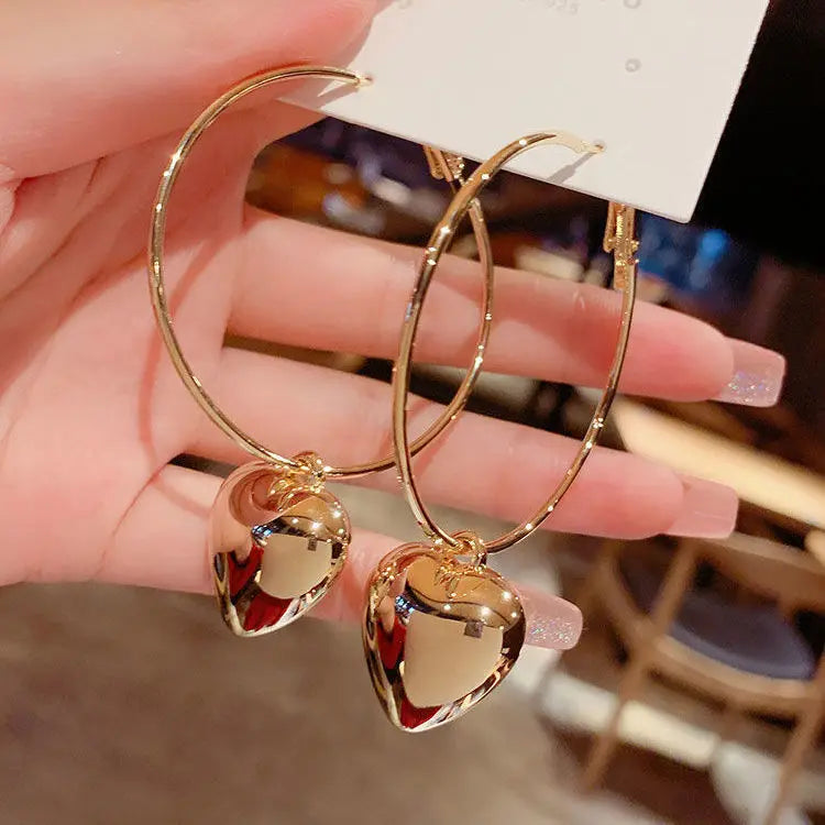 Boucles d'oreilles coquillages en métal pour femmes - Design élégant et léger