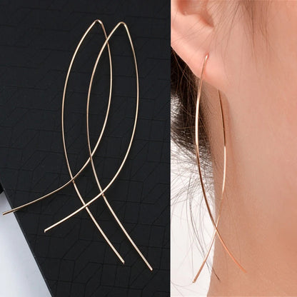 Boucles d'oreilles coquillages en métal pour femmes - Design élégant et léger