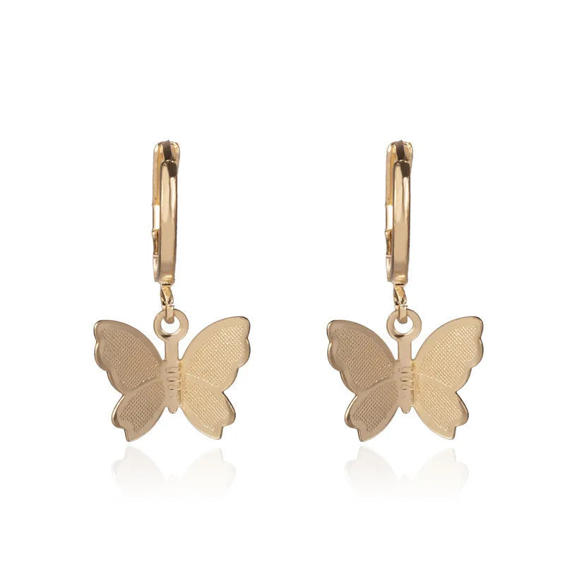 Boucles d'oreilles coquillages en métal pour femmes - Design élégant et léger